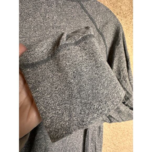 Todd Snyder Premium Cotton Heathered Gray LS Crewneck T-Shirt Casual Preppy Sz M - Picture 8 of 12